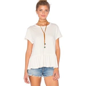 LIKE NEW THE GREAT Ruffled Tee XS 0